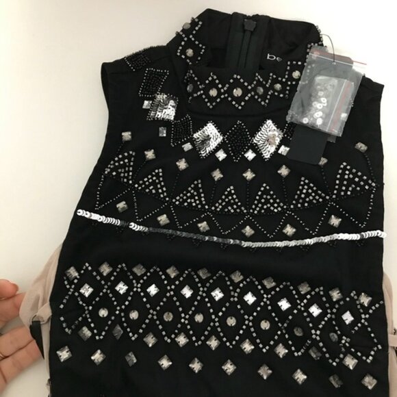 Bebe LACE UP SIDE GOWN - Picture 6 of 8